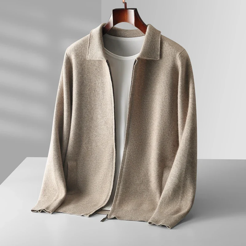 Oliver | Stilvolle und vielseitige Herren-Strickjacke mit durchgehendem Reißverschluss