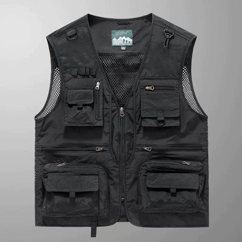 George | Gilet cargo da uomo da esterno, robusto e funzionale