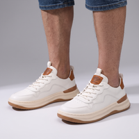 Henry | Streamlined Leather Sneakers with Cushioned Comfort