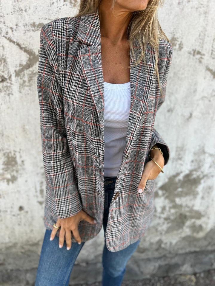 Daisy | Klassischer und vielseitiger karierter Blazer