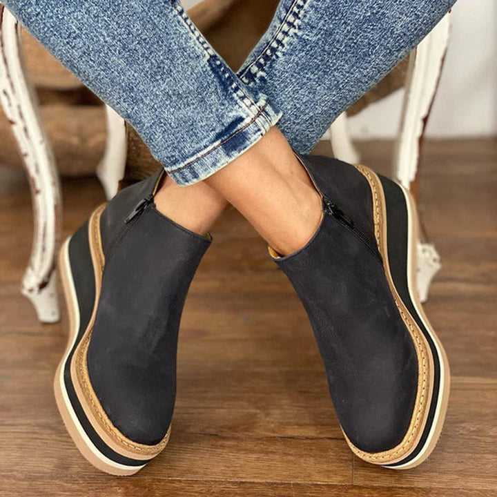 Zoe | Wedge Platform Ankle Boots That Combine Style and Comfort