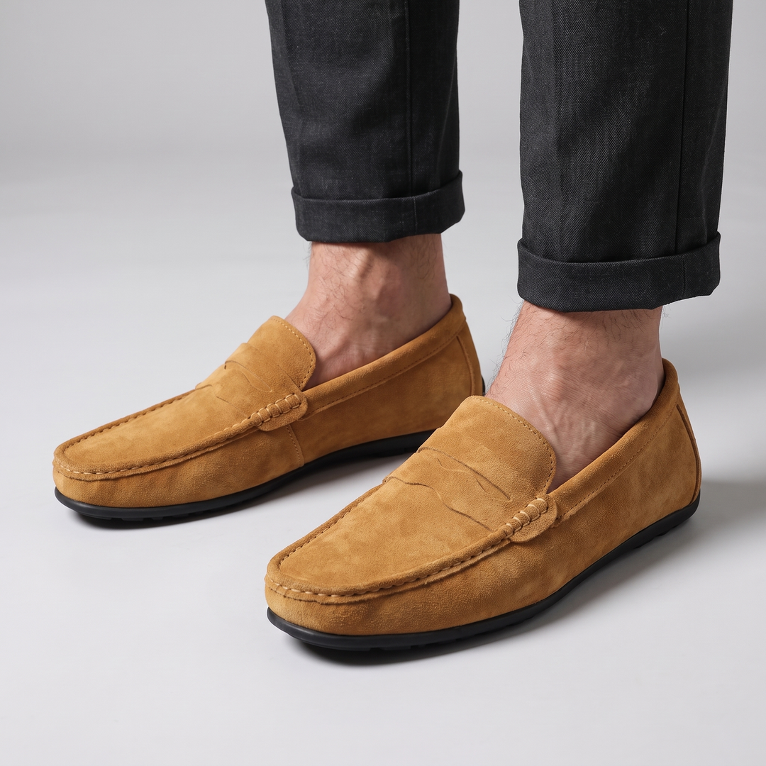 Vireo | Suede Loafers – Refined Slip-On Style for Men