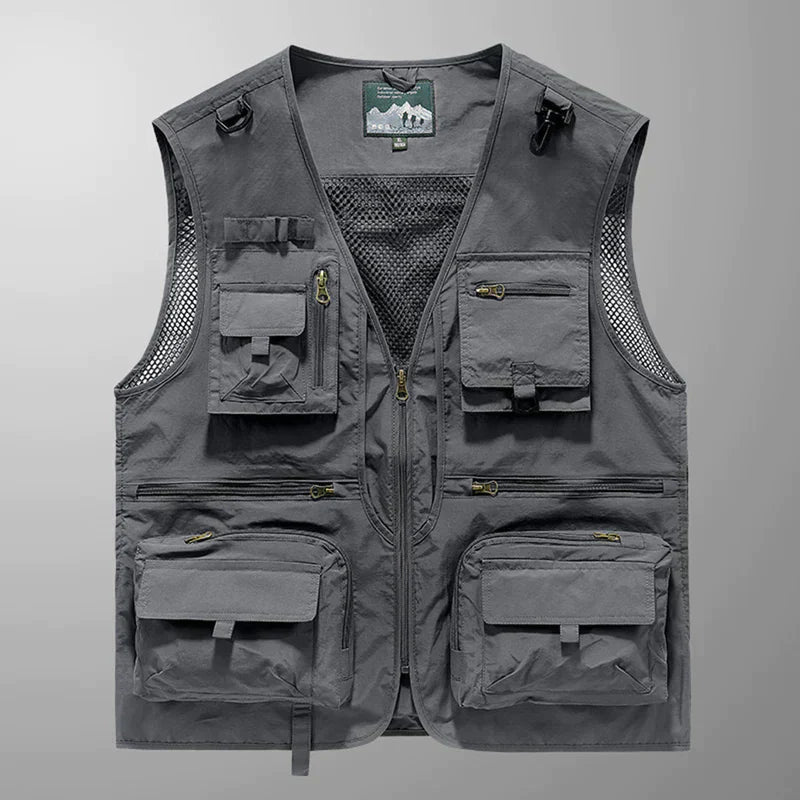 George | Gilet cargo da uomo da esterno, robusto e funzionale