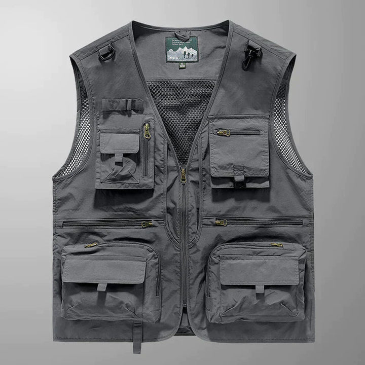 George | Gilet cargo da uomo da esterno, robusto e funzionale