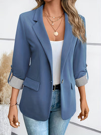 Beatrice | Elegant And Versatile Roll-Up Sleeve Blazer