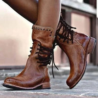 Luna | Stylish Lace-Up Ankle Boots For Your Western Wardrobe