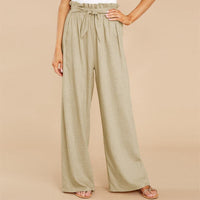 Amelia | Elegant High-Waisted Wide Leg Pants