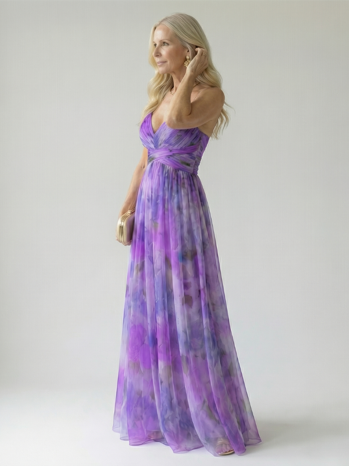 Isel | Maxi Dress – Soft Wrap Style for Women