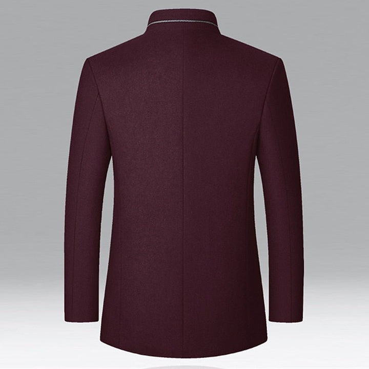 Gregory | Stand-Collar Overcoat – Timeless Style for Men