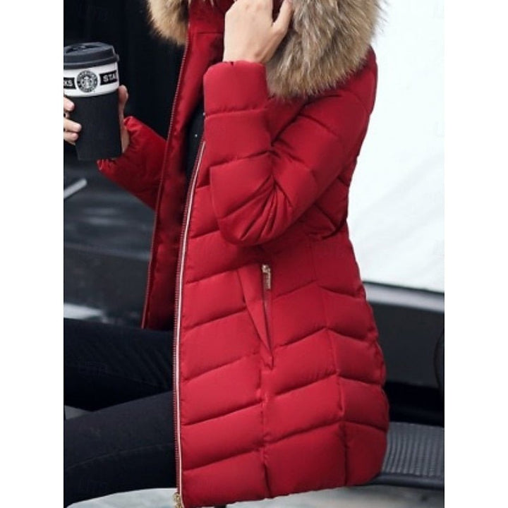 Gwendolyn | Hooded Quilted Winter Parka – Cozy and Flattering