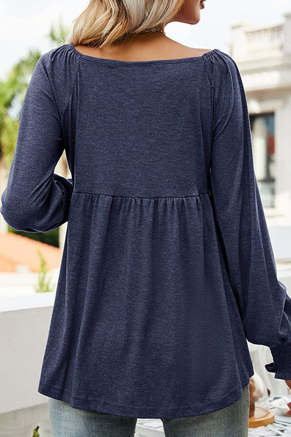 Chloe | Relaxed And Timeless Babydoll Tunic Top
