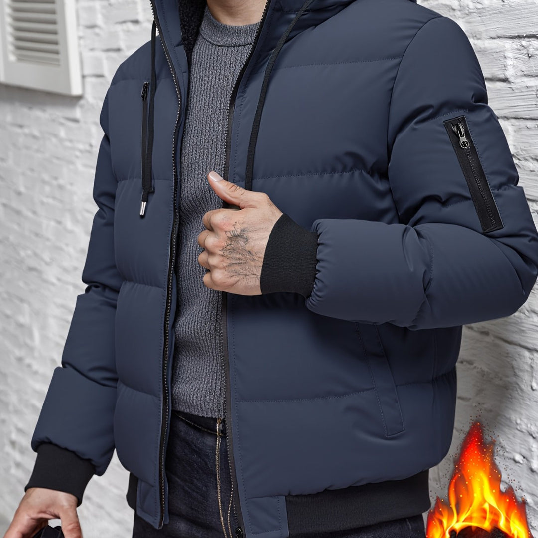 Bruce | Quilted Hooded Winter Jacket