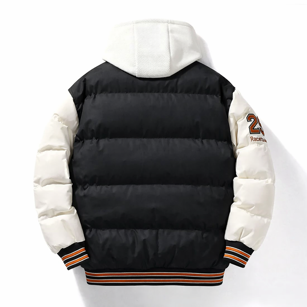 Rover | Puffer Jacket – Stijlvolle Gevoerde Jas met Kap voor Mannen