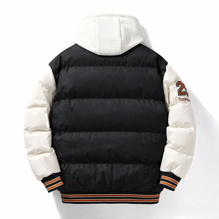 Rover | Puffer Jacket – Stijlvolle Gevoerde Jas met Kap voor Mannen