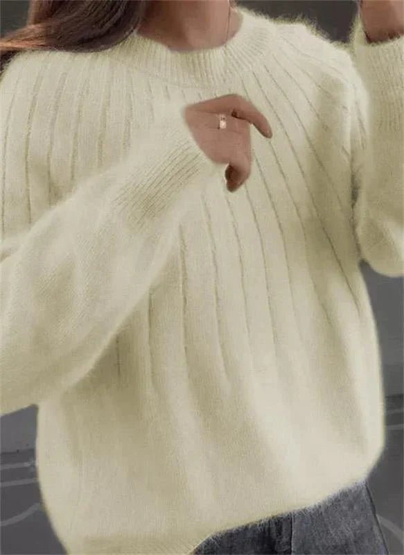 Giada | Cashmere Sweater – Elegant Long Sleeve Style for Women