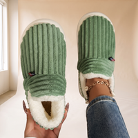 Georgina | Warm Fleece Lined Slippers With Non-Slip Sole