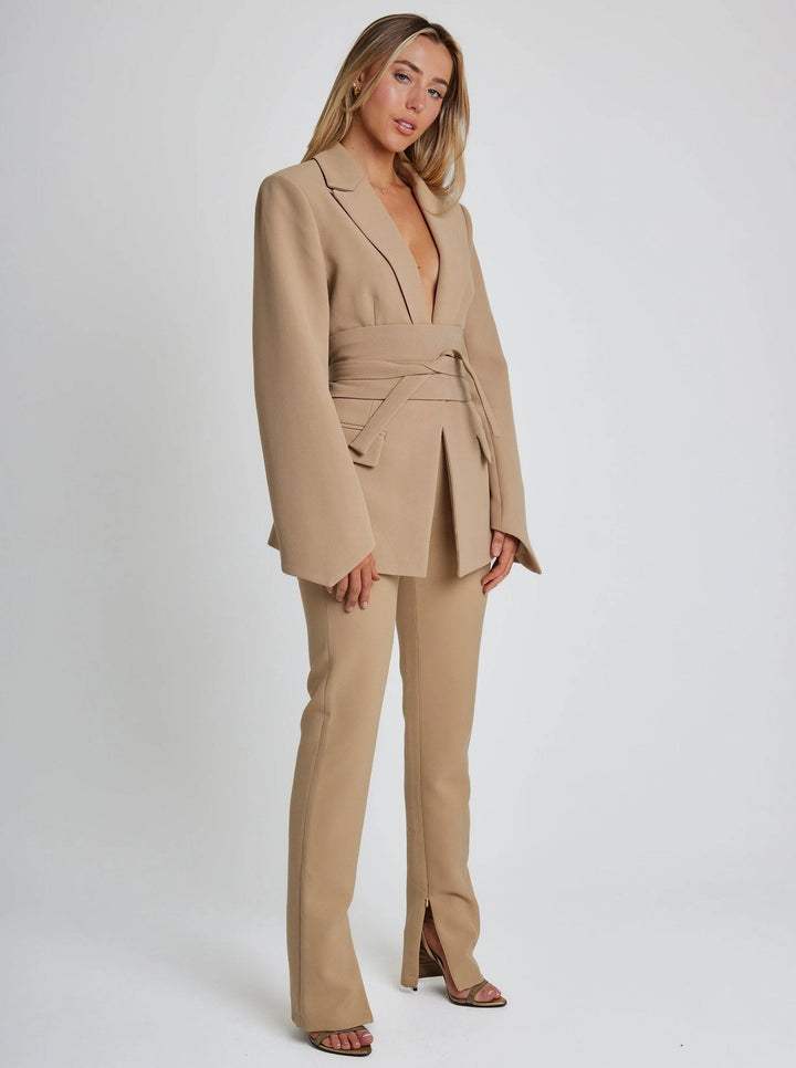 Eleanor | Elegant And Timeless Luxe Blazer With Belt