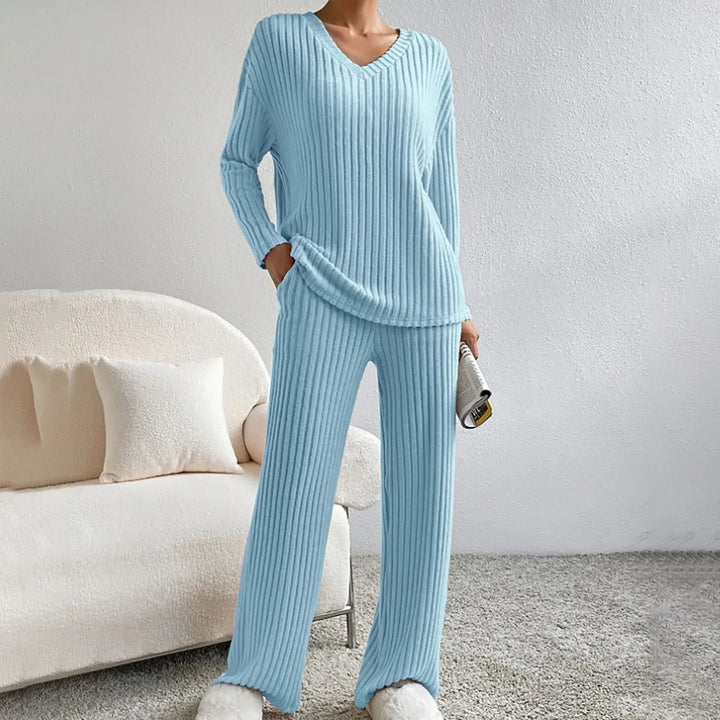 Nora | Elegante e confortevole completo in maglia a due pezzi