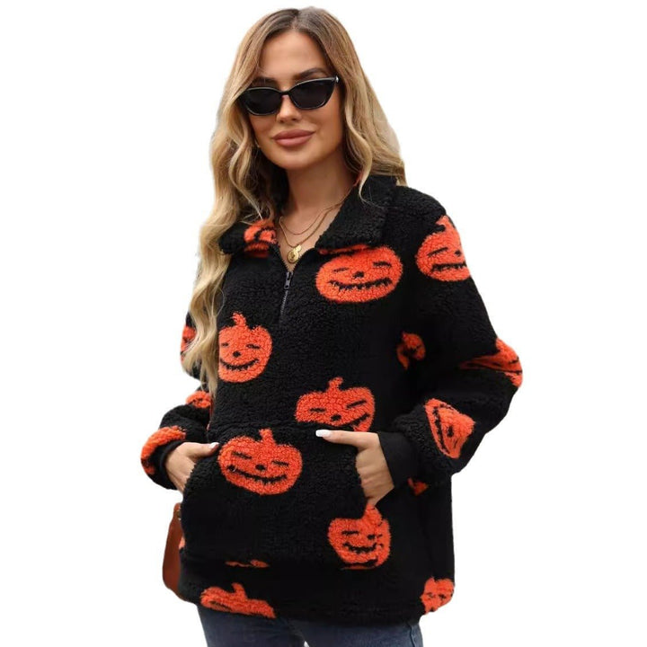 Dreem | Plush Pullover – Fun Halloween Design for Women