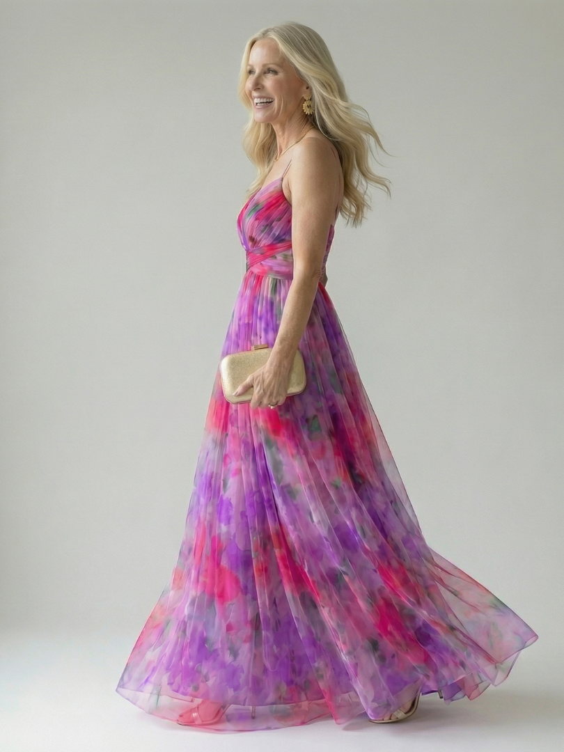 Isel | Maxi Dress – Soft Wrap Style for Women