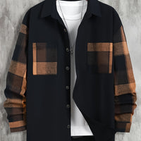 Zachary | Rugged And Modern Lumberjack Colour-Block Shirt