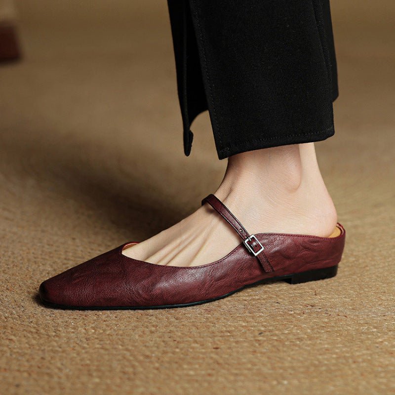 Isla | Mules eleganti e slanciate a punta con fibbia