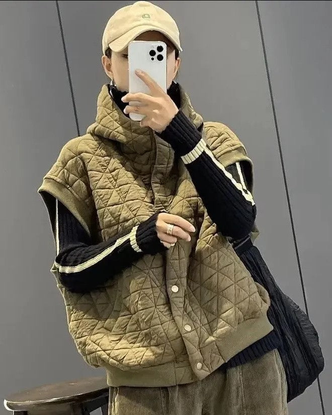 Mason | Elegante gilet invernale tecnico con cappuccio