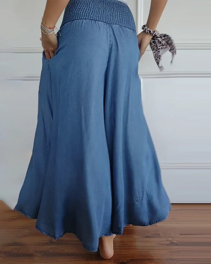 Charlotte | Zeitlos elegante Alltagshose mit weitem Bein