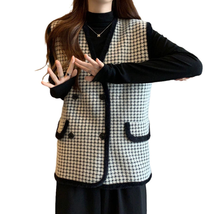 Bridget | Gilet strutturato sartoriale doppiopetto