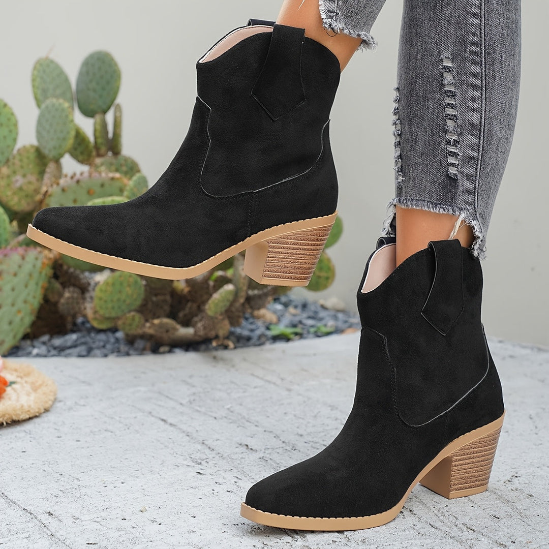 Augusta | Casual Western Chelsea Ankle Boot