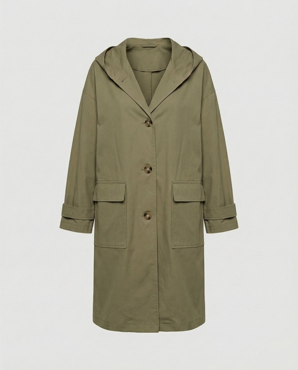 Harper | Elegante und schützende lange wasserdichte Jacke