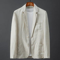 Oliver | Blazer elegante in lino sartoriale
