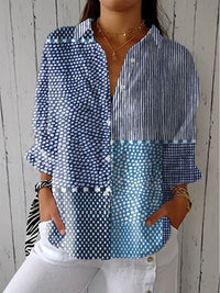 Elena | Artistic And Relaxed Patchwork Blouse