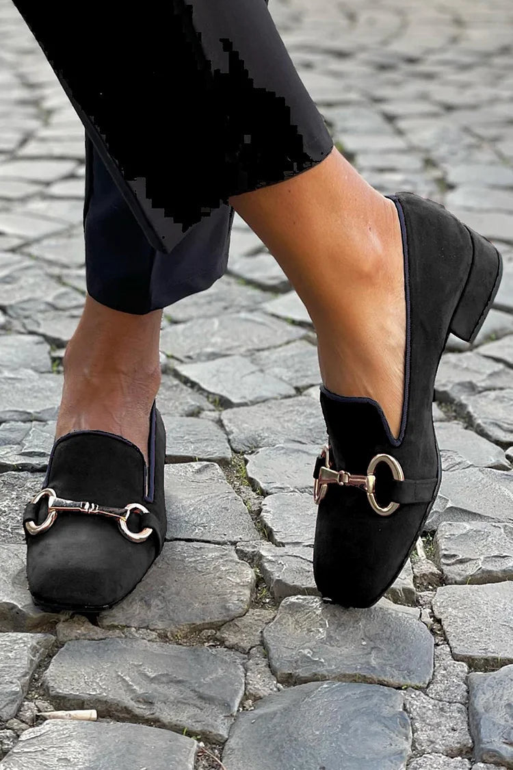 Elizabeth | Polierte Loafer mit Gebissdetail und zeitloser Ausstrahlung