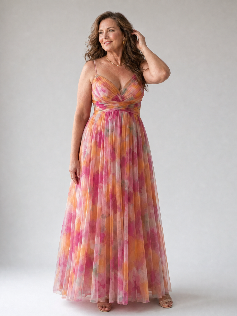 Isel | Maxi Dress – Soft Wrap Style for Women