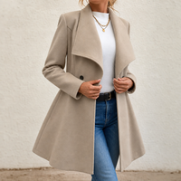 Evelyn | Taillierter A-Linien-Mantel mit eleganter Struktur