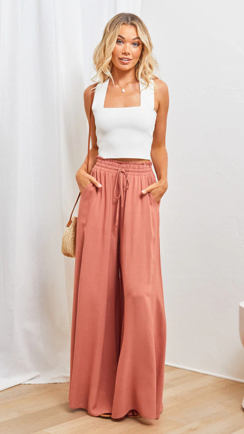 Victoria | Luftige Sommer-Palazzohose mit weitem Bein