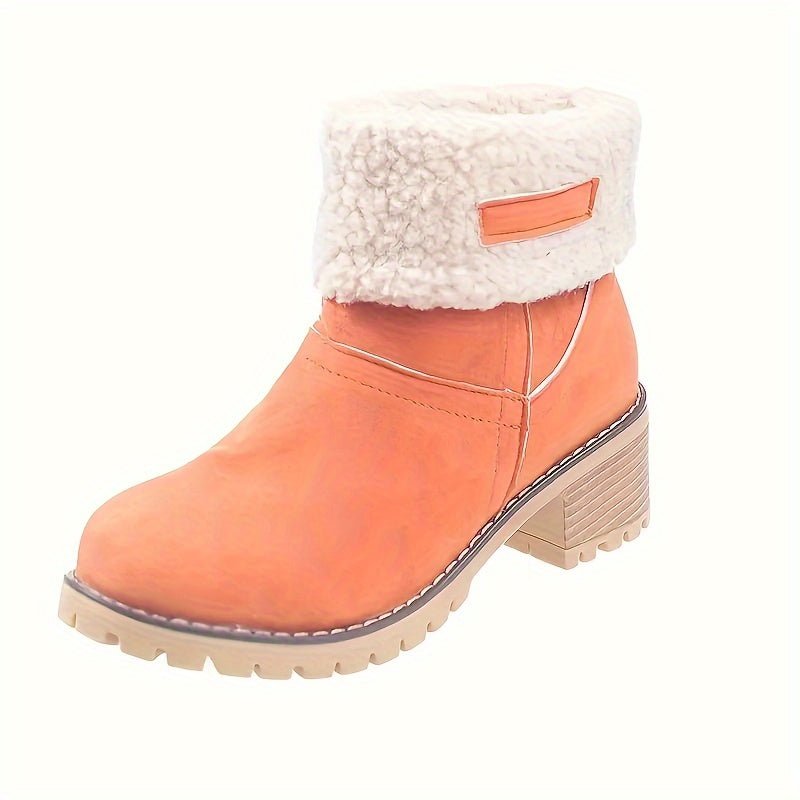 Melinda | Warme und bequeme, mit Fleece gefütterte Stiefel bis zur Wadenmitte