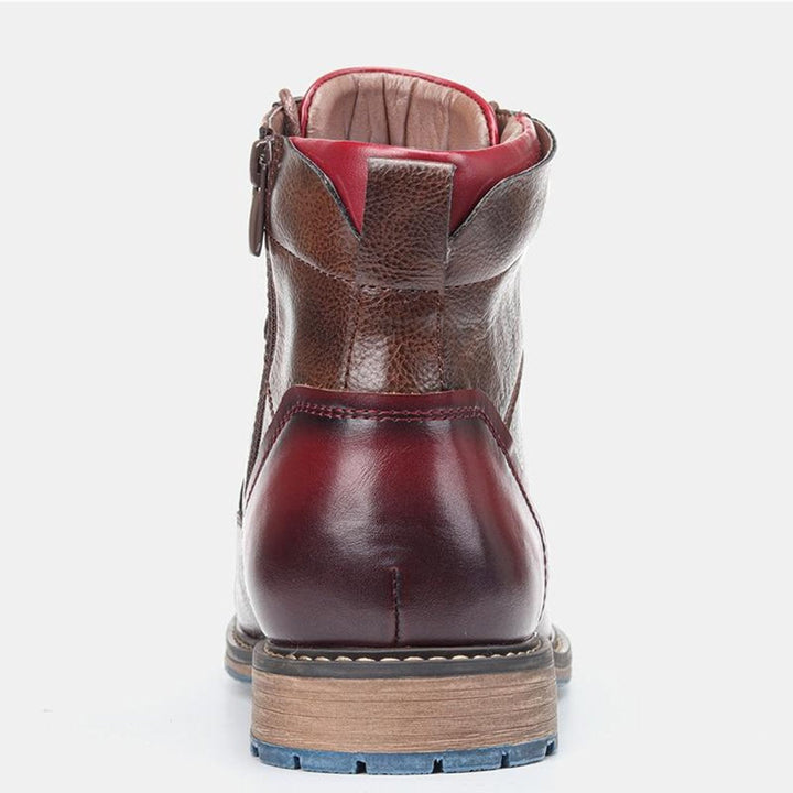 Sebastian | Elegante Herren-Oxford-Stiefel aus echtem Leder