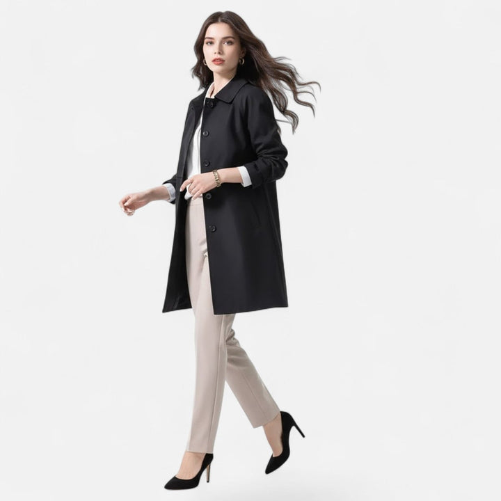 Stella | Eleganter und schicker Midi-Trenchcoat