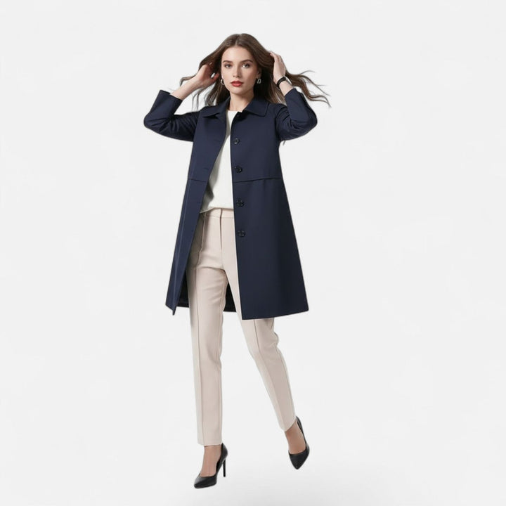 Stella | Eleganter und schicker Midi-Trenchcoat