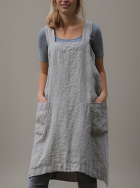 Florence | Practical And Elegant Cotton Cross-Back Apron