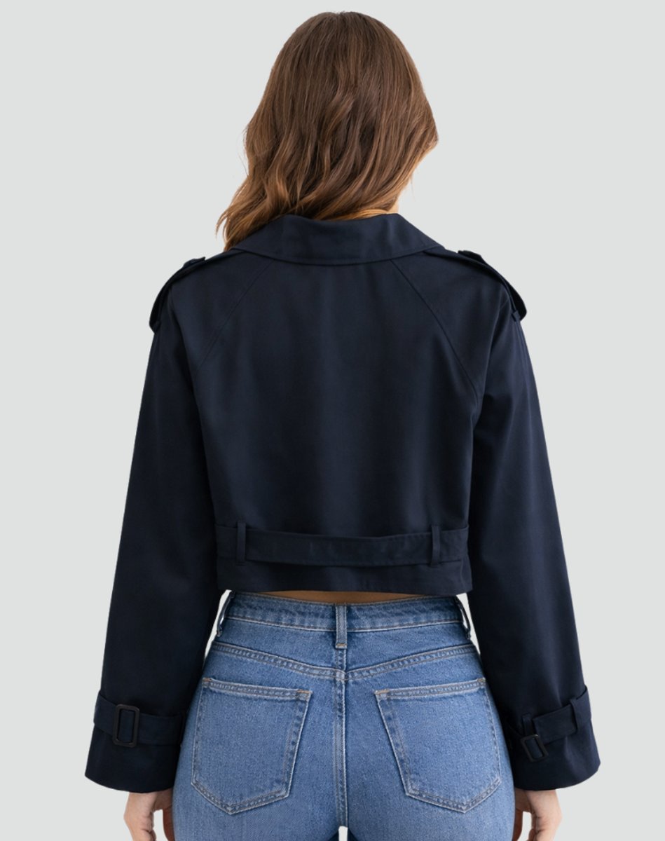 Chloe | Luxurious Short Trench Coat