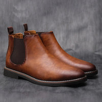 Brian | Hochwertige Chelsea Boots aus Leder mit zeitlosem, minimalistischem Design