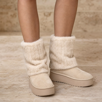 Alice | Cozy And Stylish Faux Fur Platform Snow Boots