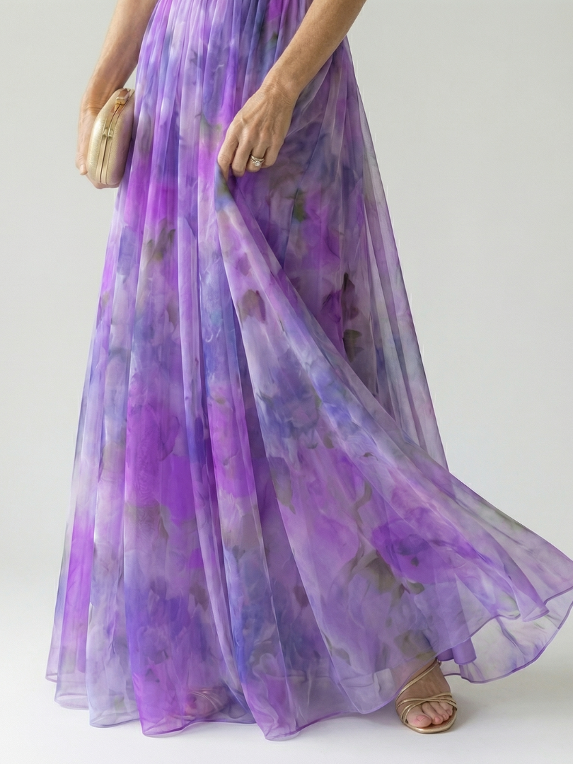 Isel | Maxi Dress – Soft Wrap Style for Women