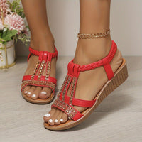 Elena | Elegant And Sparkling Orthopedic Sandals