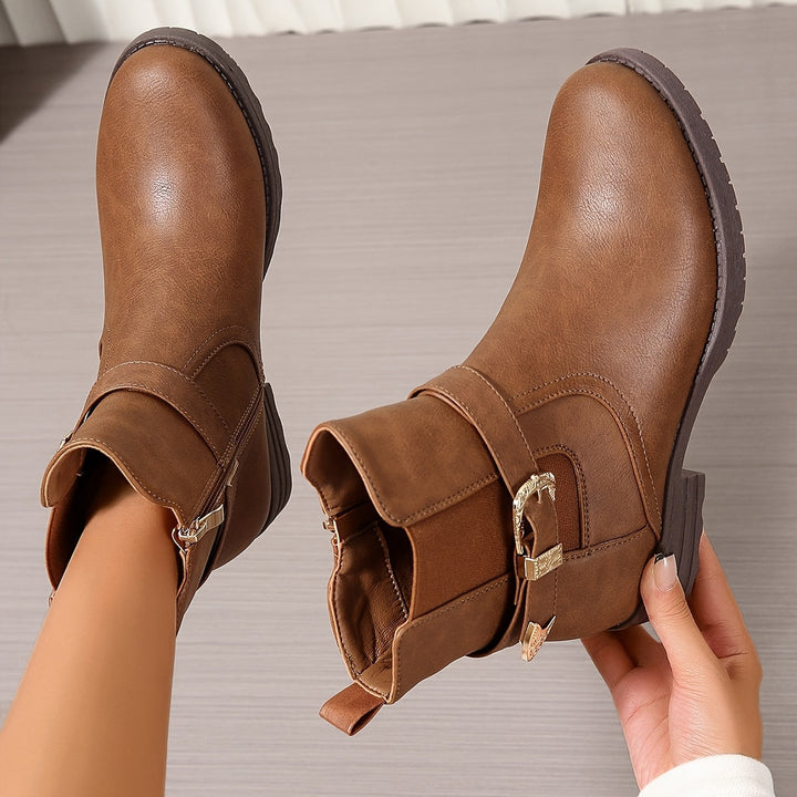 Bethany | Zeitlose und schicke Western-Stiefeletten mit Schnalle