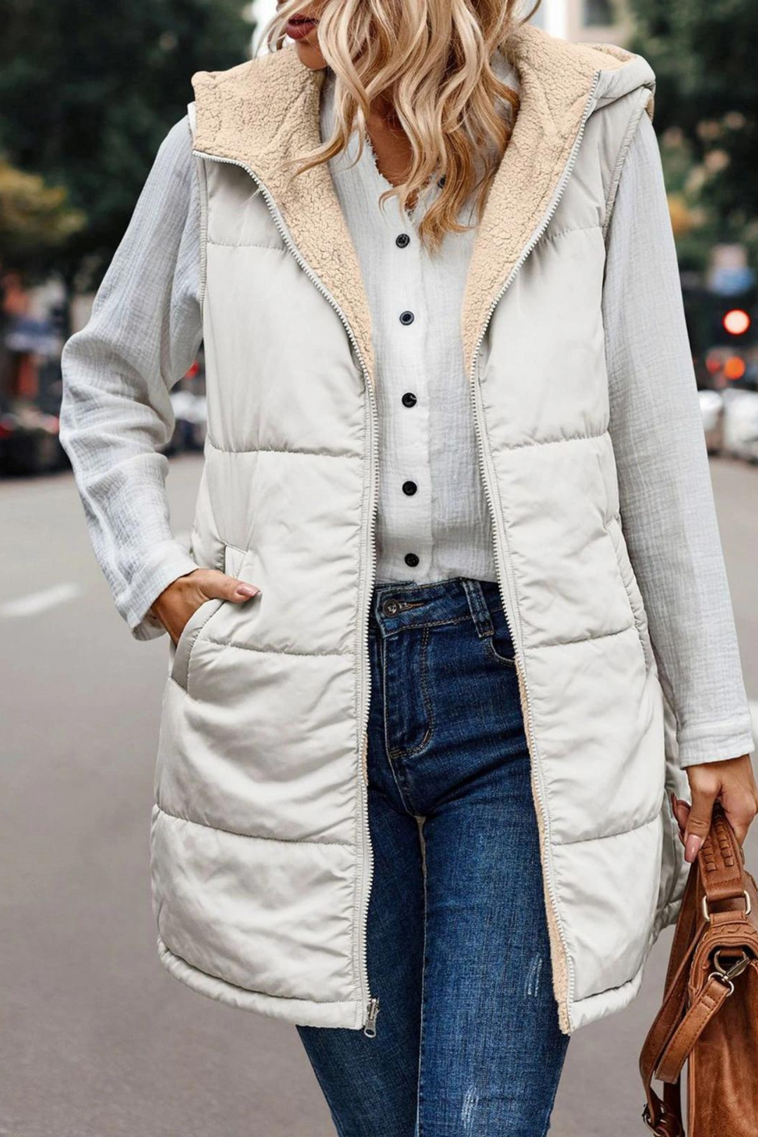 Manuela | Stylish And Casual Hooded Layering Vest