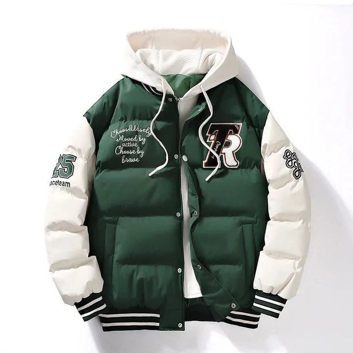 Rover | Puffer Jacket – Stijlvolle Gevoerde Jas met Kap voor Mannen